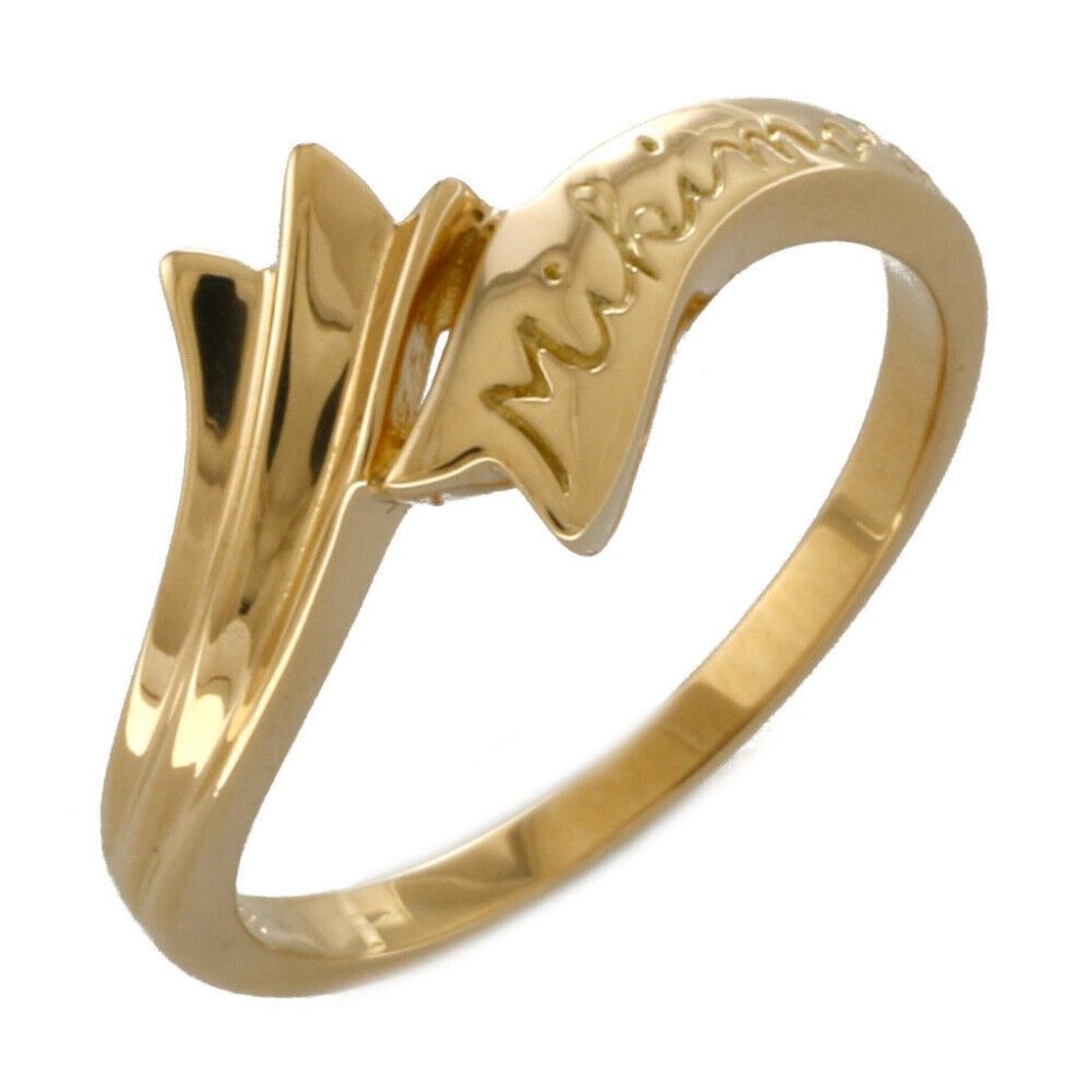 MIKIMOTO Ring US 5 1/2 EU51 K18 yellow gold used